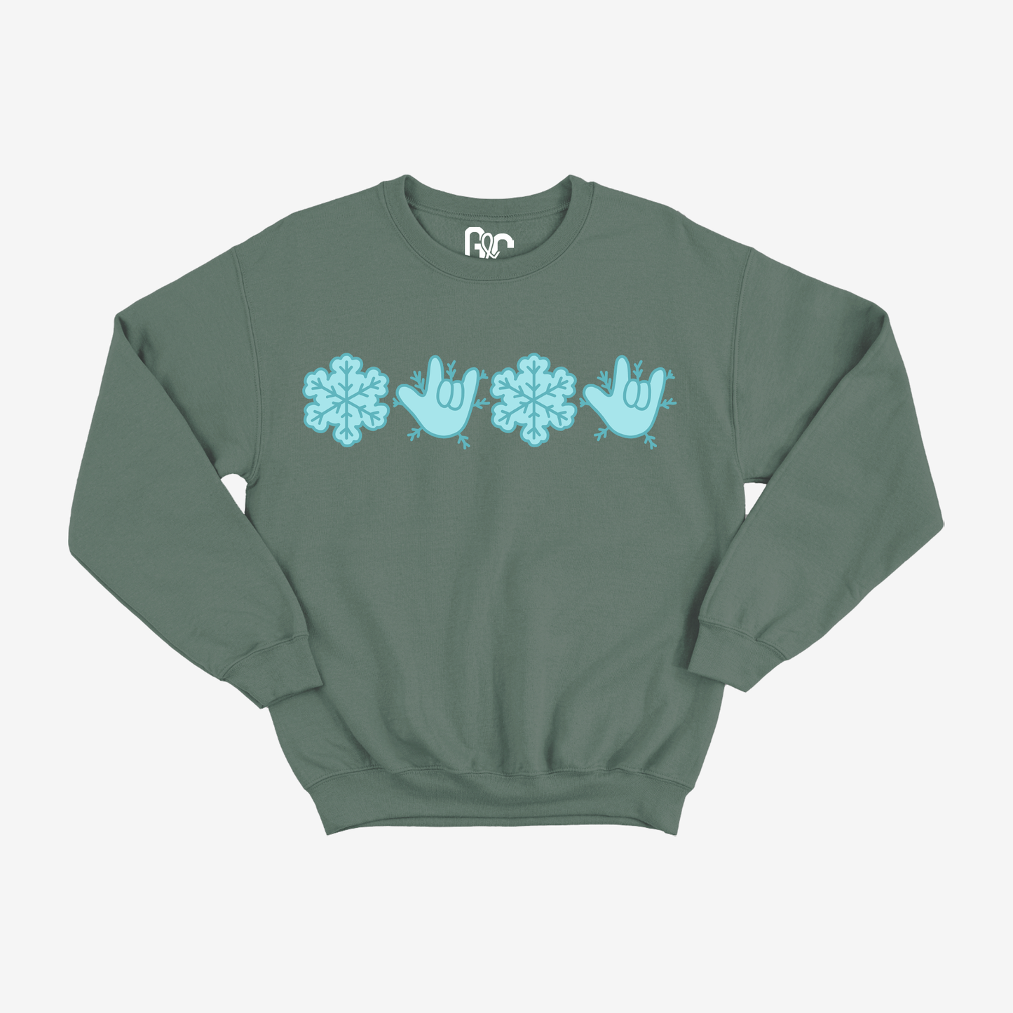 Snowflake ILY Crewneck