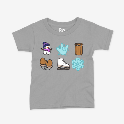 Frosty ILY Toddler Tee