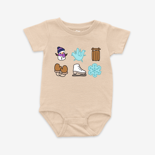 Frosty ILY Onesie Tee