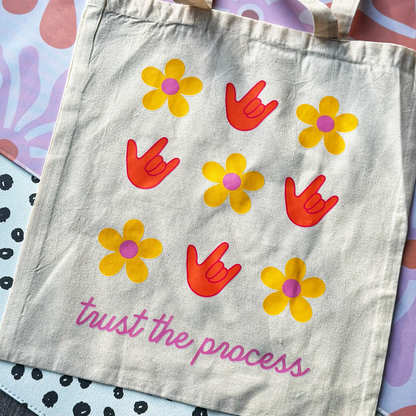 Trust the process Tote Bag