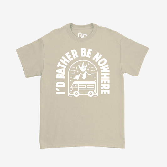 I'd rather be nowhere Tee