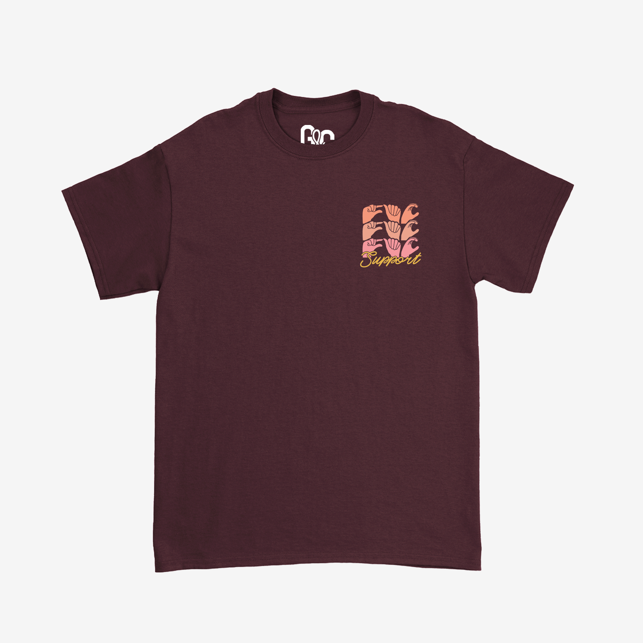 GAC pattern Support Tee – Girl and Creativity
