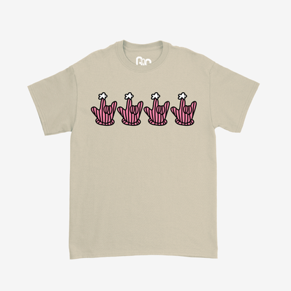Pink Winter ILY Hat Tee