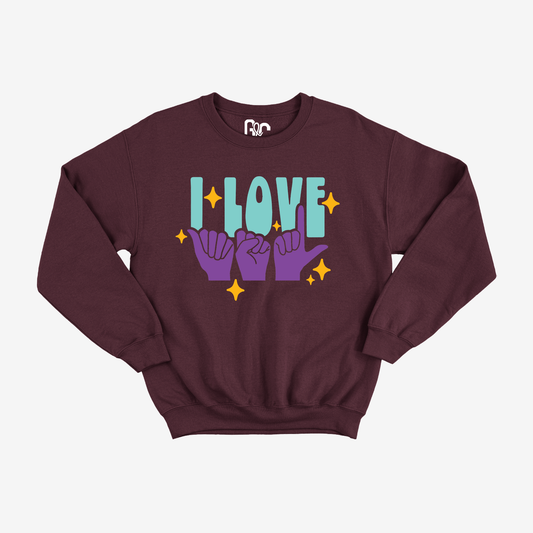 I love ASL Crewneck