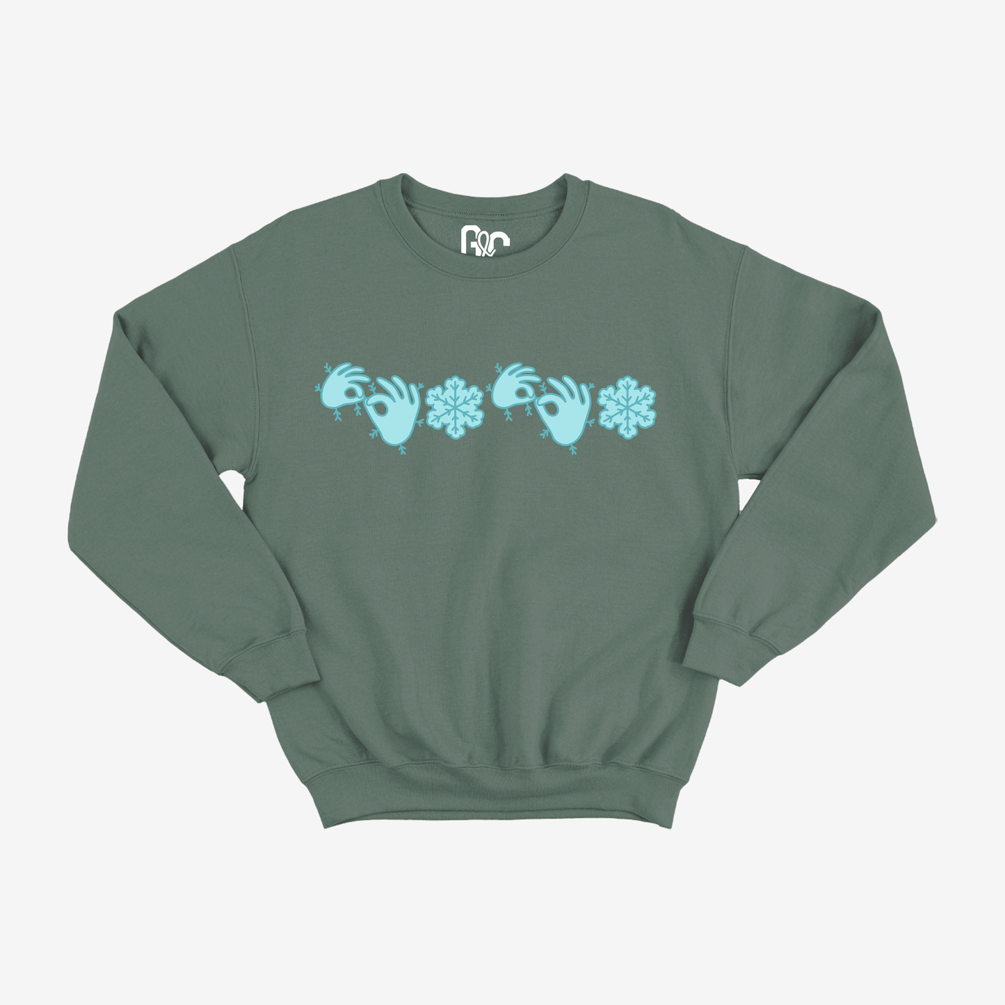 Snowflake Interpreter Crewneck