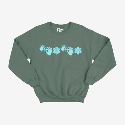 Snowflake Interpreter Crewneck