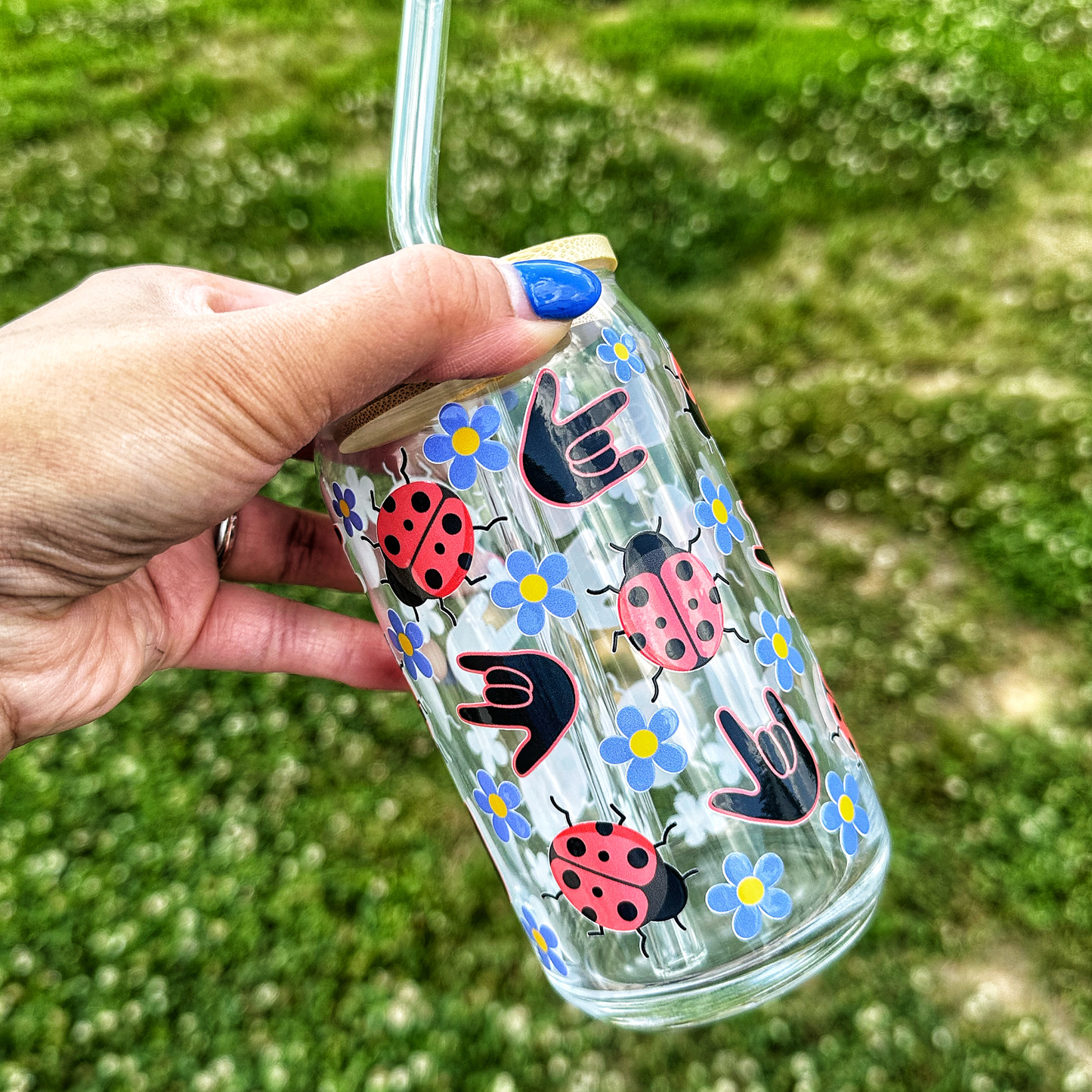 Ladybug & ILY Beer Can
