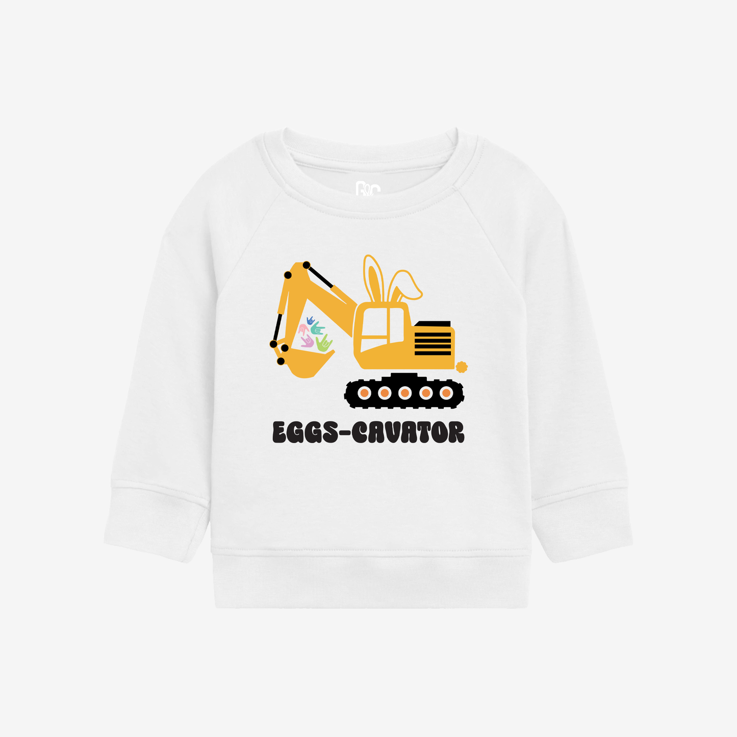 Eggs Cavator Toddler Crewneck