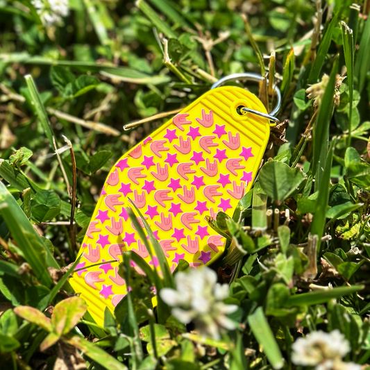 Stars & ILY Motel Keychain