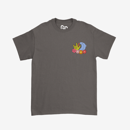 Floral ILY Hearing Aid Tee