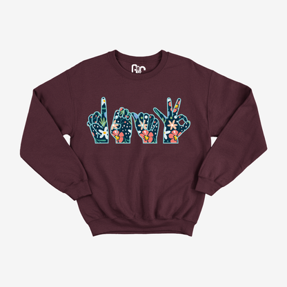 Deaf Flower Crewneck