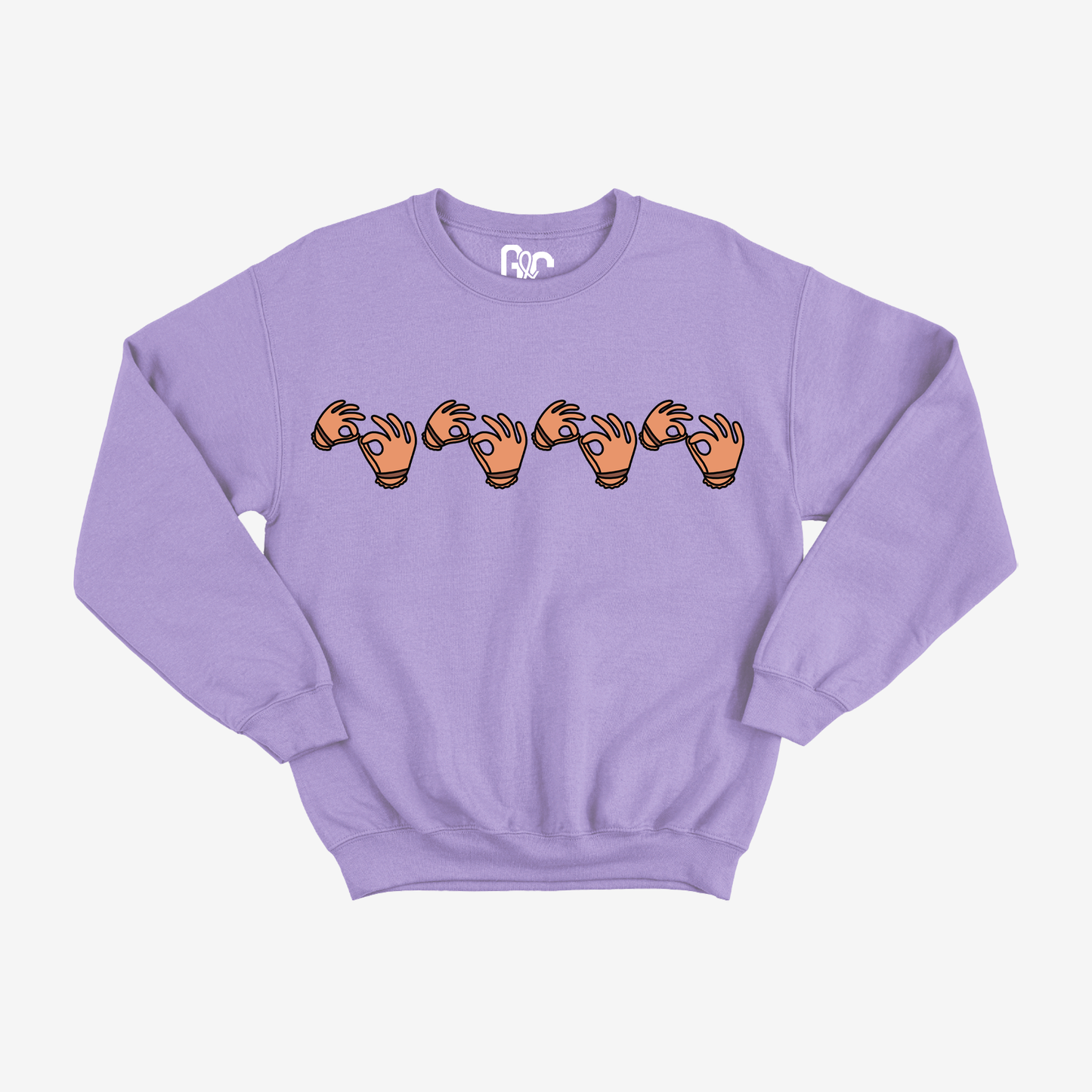 Fluff Mitten Interp Crewneck