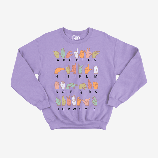 Sign Alphabet Crewneck