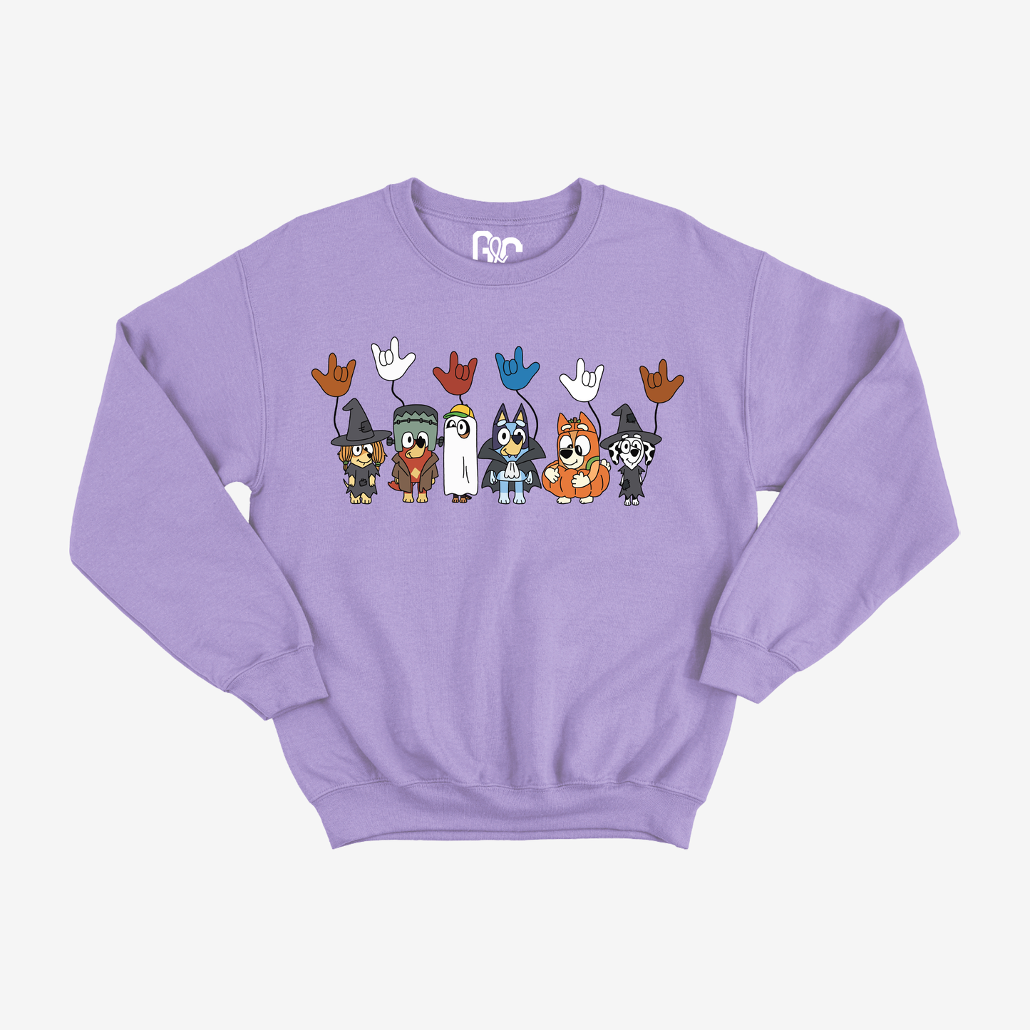 Bluey Halloween ILY Crewneck
