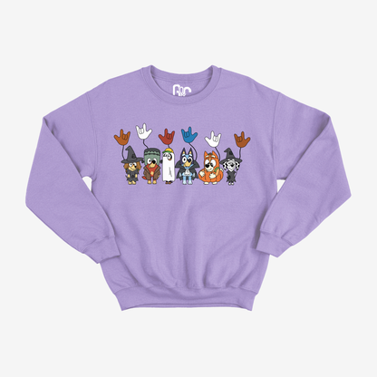 Bluey Halloween ILY Crewneck
