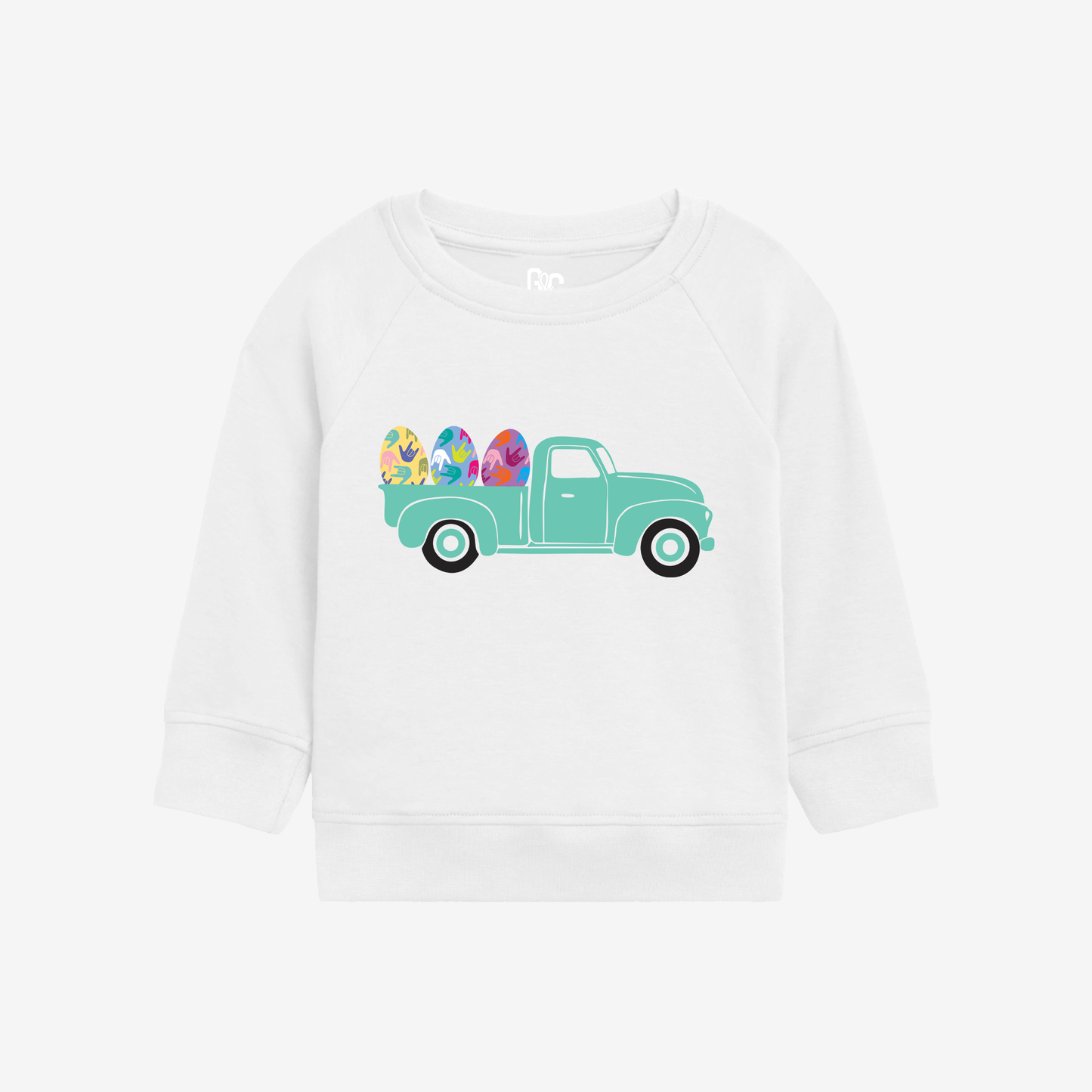 Easter Truck Toddler Crewneck