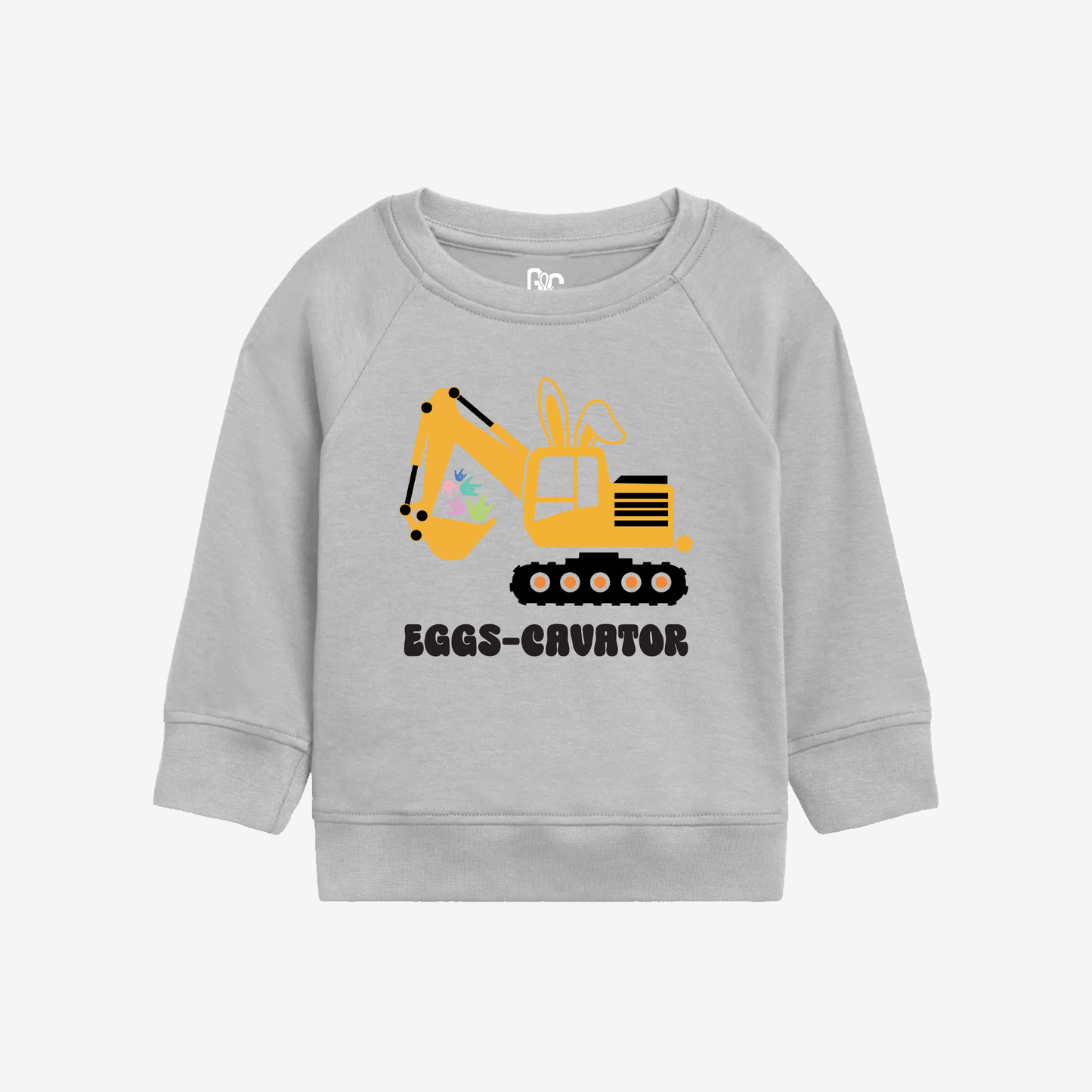 Eggs Cavator Toddler Crewneck