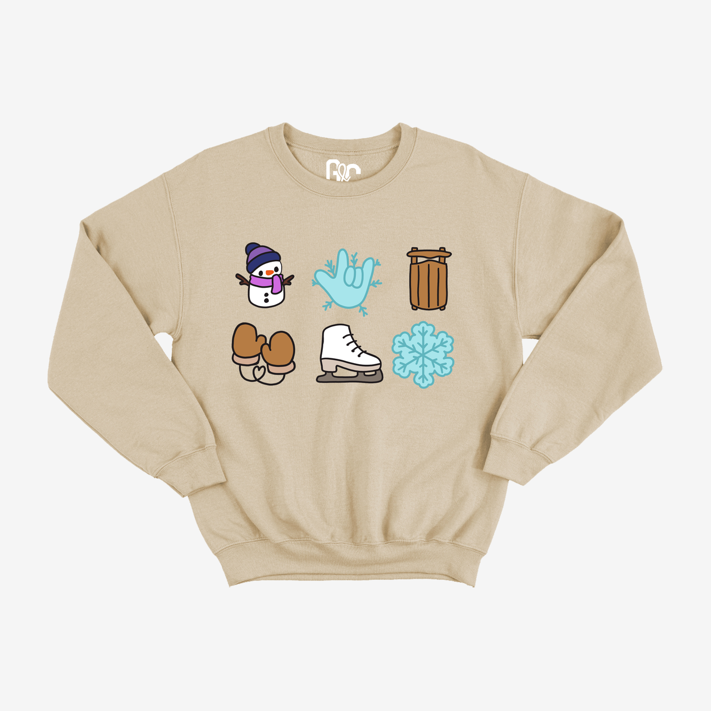 Frosty ILY Crewneck