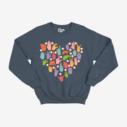 Heart of Alphabet Crewneck