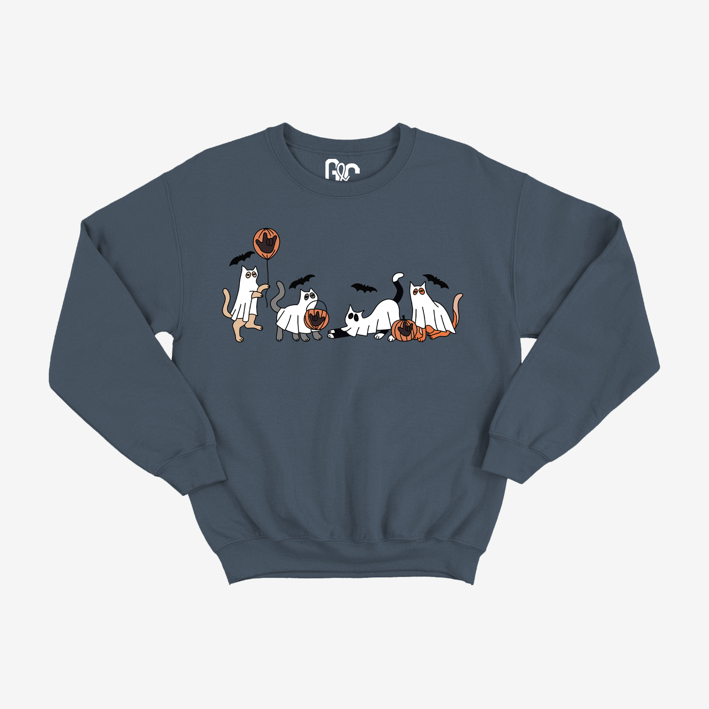 Cats Ghost Crewneck