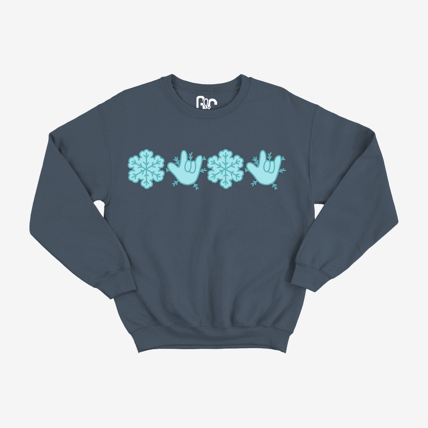 Snowflake ILY Crewneck