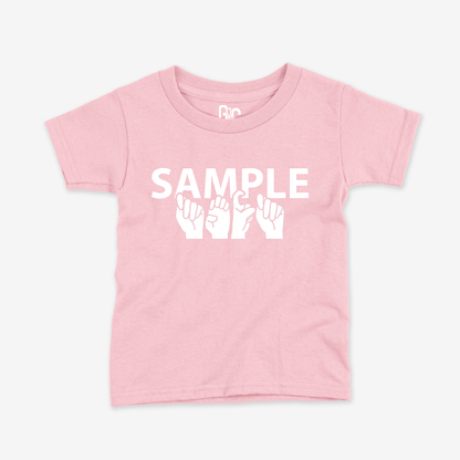 Custom Personalized Toddler Tee