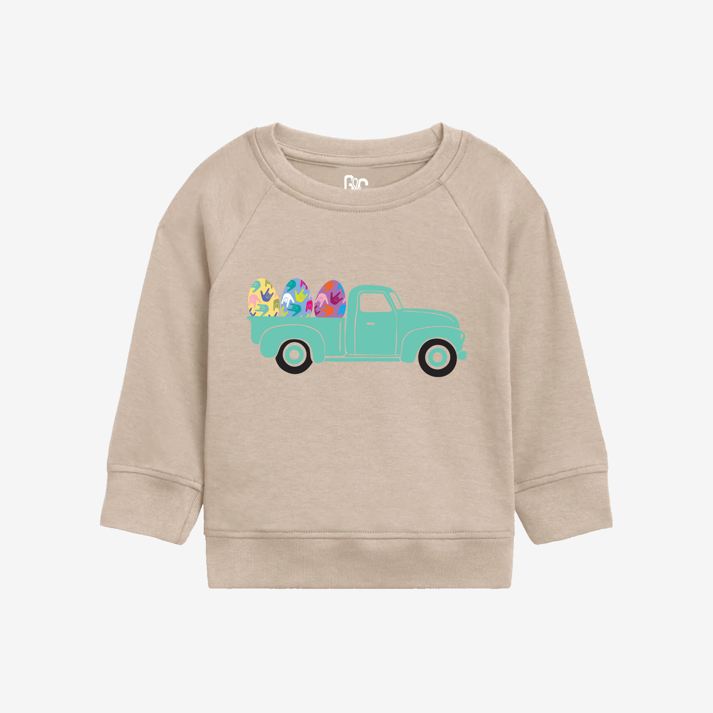 Easter Truck Toddler Crewneck