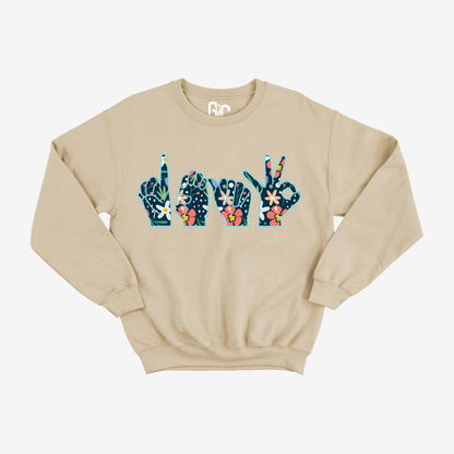 Deaf Flower Crewneck