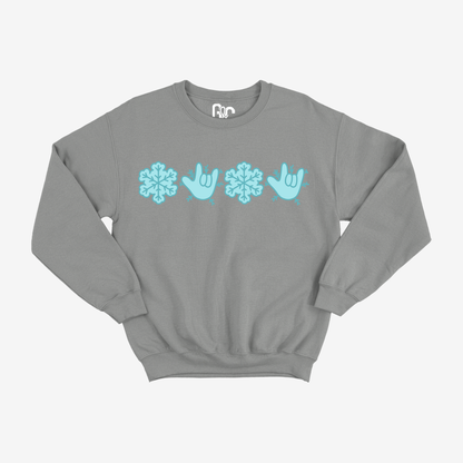 Snowflake ILY Crewneck