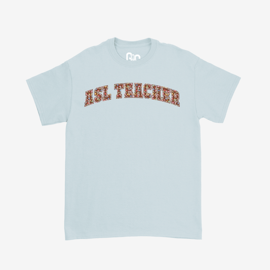 ASL Teacher Crayon Tee