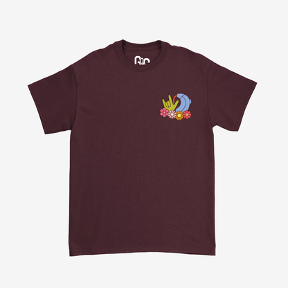 Floral ILY Hearing Aid Tee