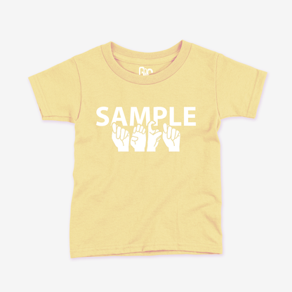 Custom Personalized Toddler Tee