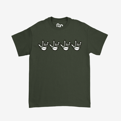 ILY Skeleton Tee