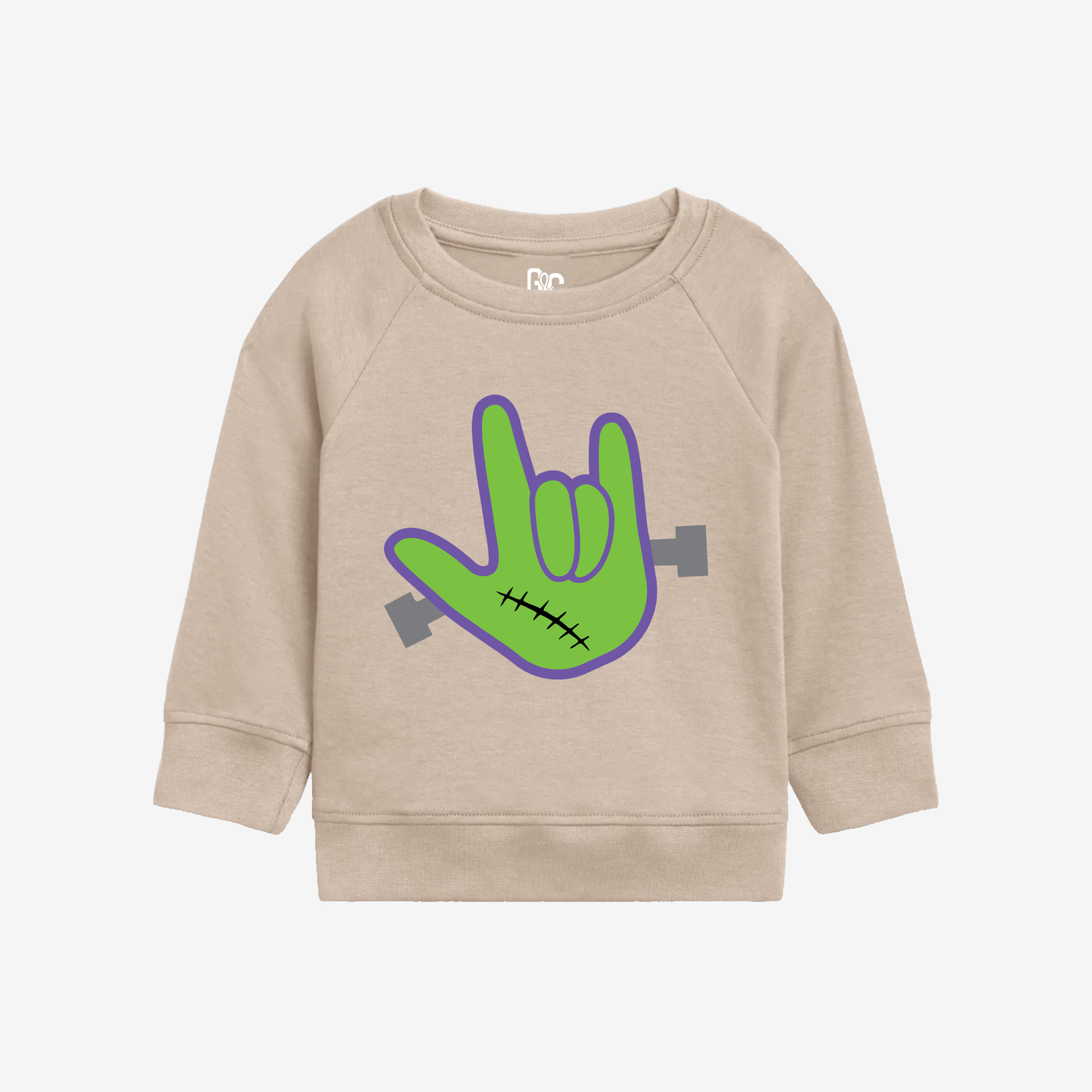 ILY Franken Toddler Crewneck