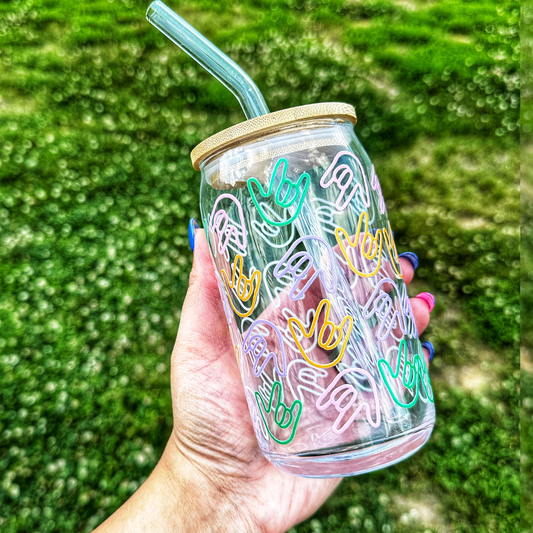 Colorful ILY Beer Can