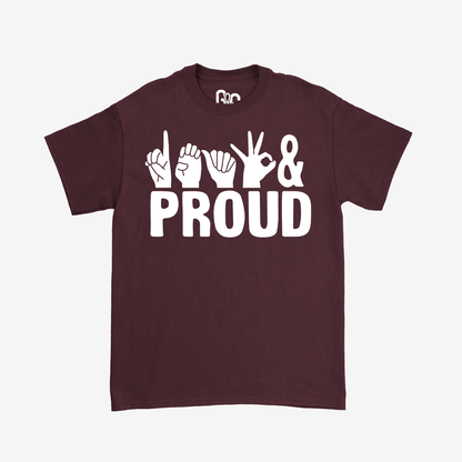 Deaf & proud Tee
