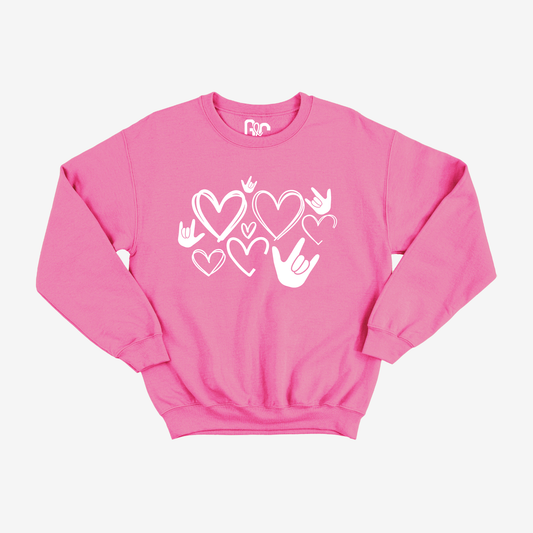Valentine's ILY Youth Crewneck