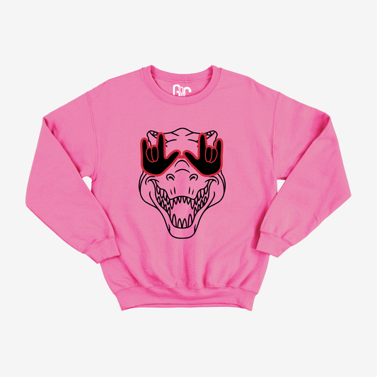 T Rex ILY Sunglasses Youth Crewneck