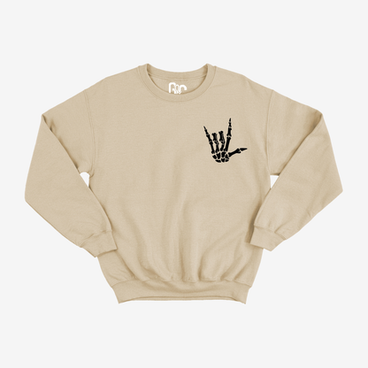 Skeleton ILY Crewneck