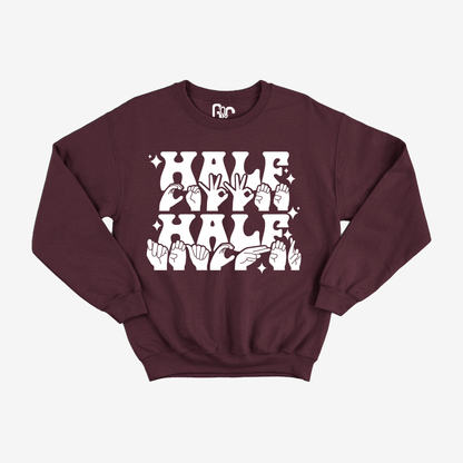 Half Coffee Half Teacher Crewneck