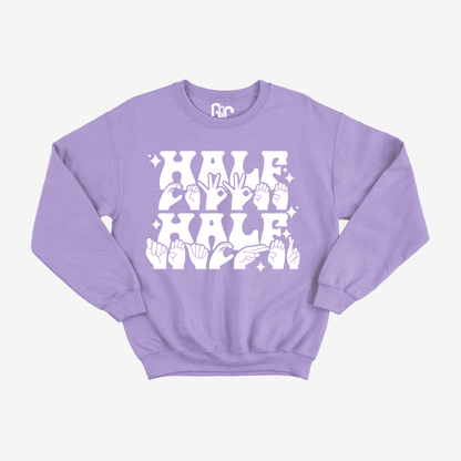 Half Coffee Half Teacher Crewneck