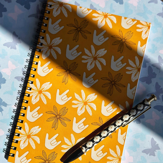 Blossom ILY Spiral Notebook