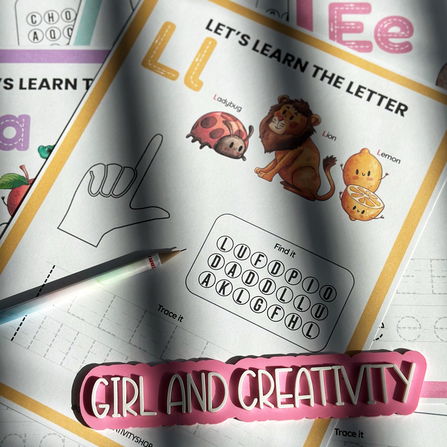 ASL Alphabet & Numbers Worksheet Bundle