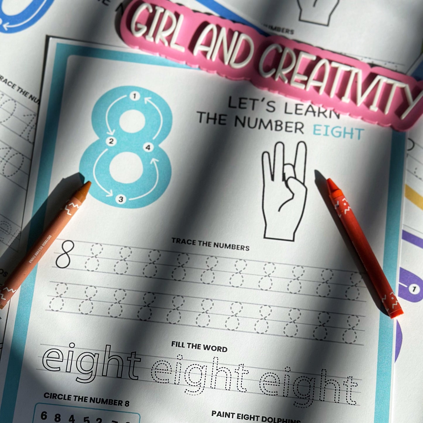 ASL Alphabet & Numbers Worksheet Bundle