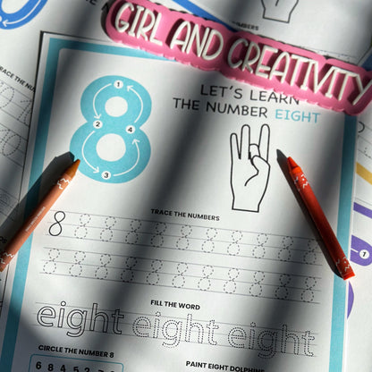 ASL Alphabet & Numbers Worksheet Bundle