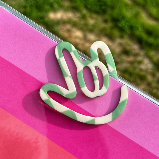 Checkered ILY Paperclip