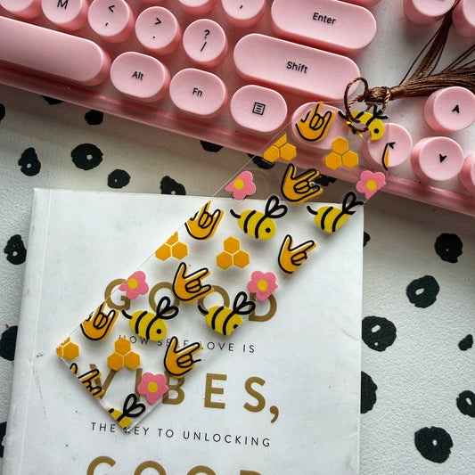Bumblebee ILY Acrylic Bookmark