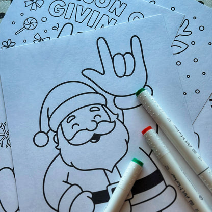 Christmas Coloring Sheet