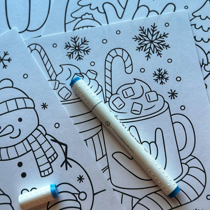 Winter Coloring Sheet