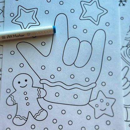Winter Coloring Sheet